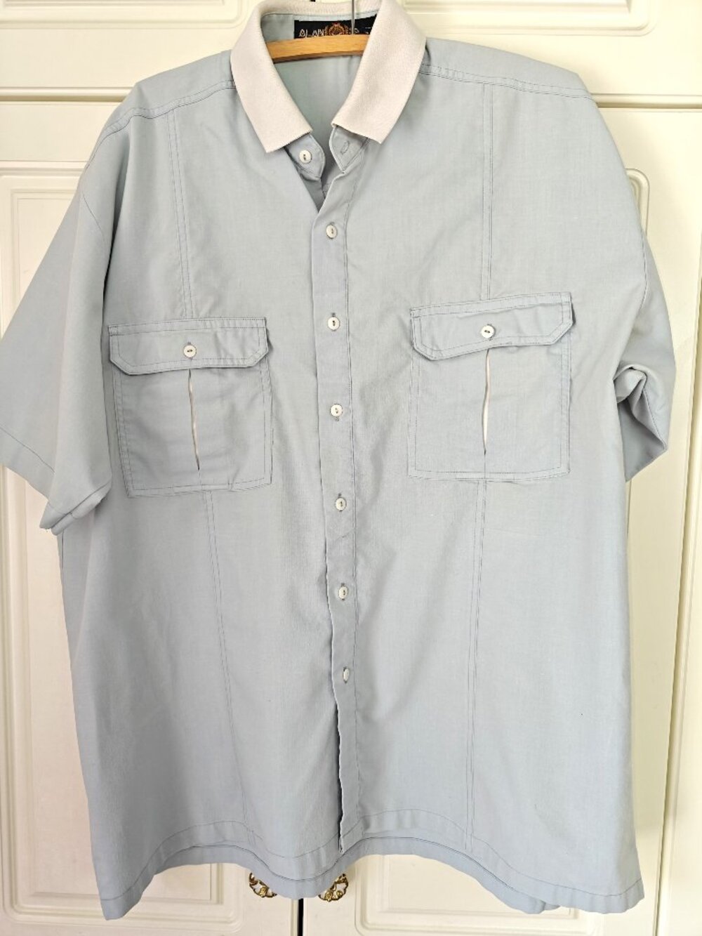 Alan Sport Light Blue Shirt, Size Large, like new